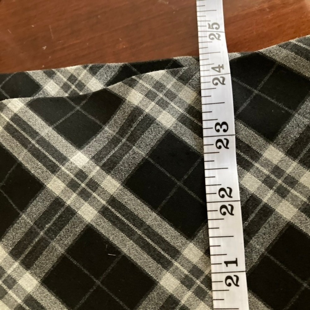 Express Womens Size 2 Black White Plaid Pencil Skirt High Waist Knee Length - Picture 8 of 12